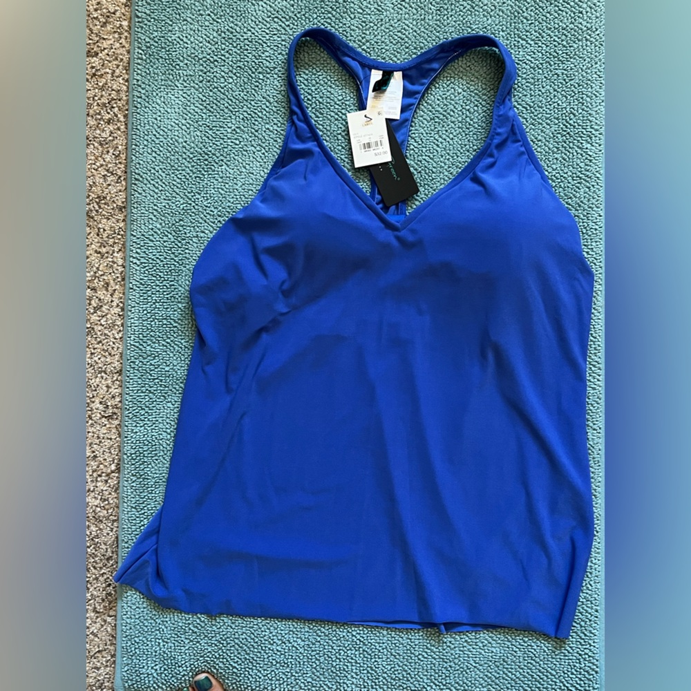 Racer back swim suit or workout top